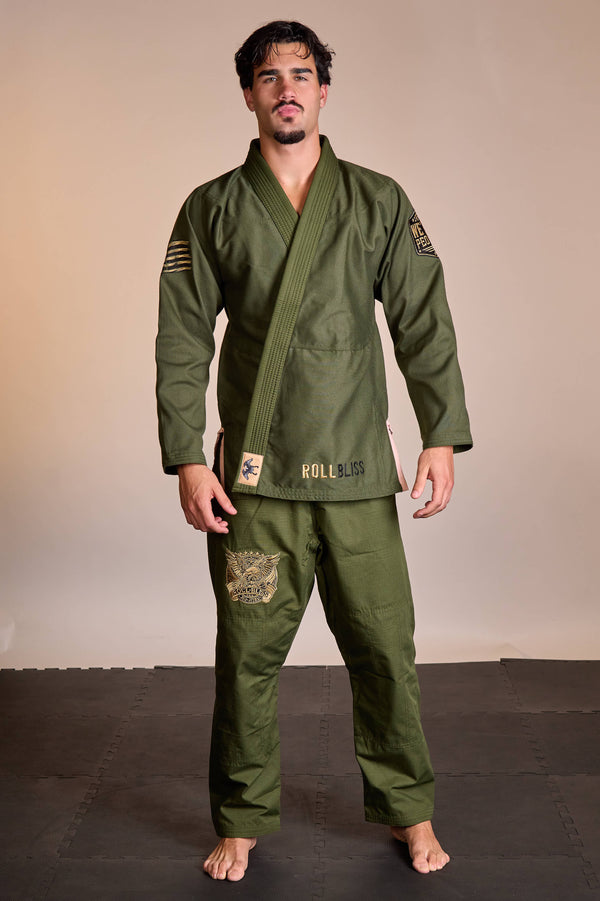 Army Green Freedom BJJ Gi