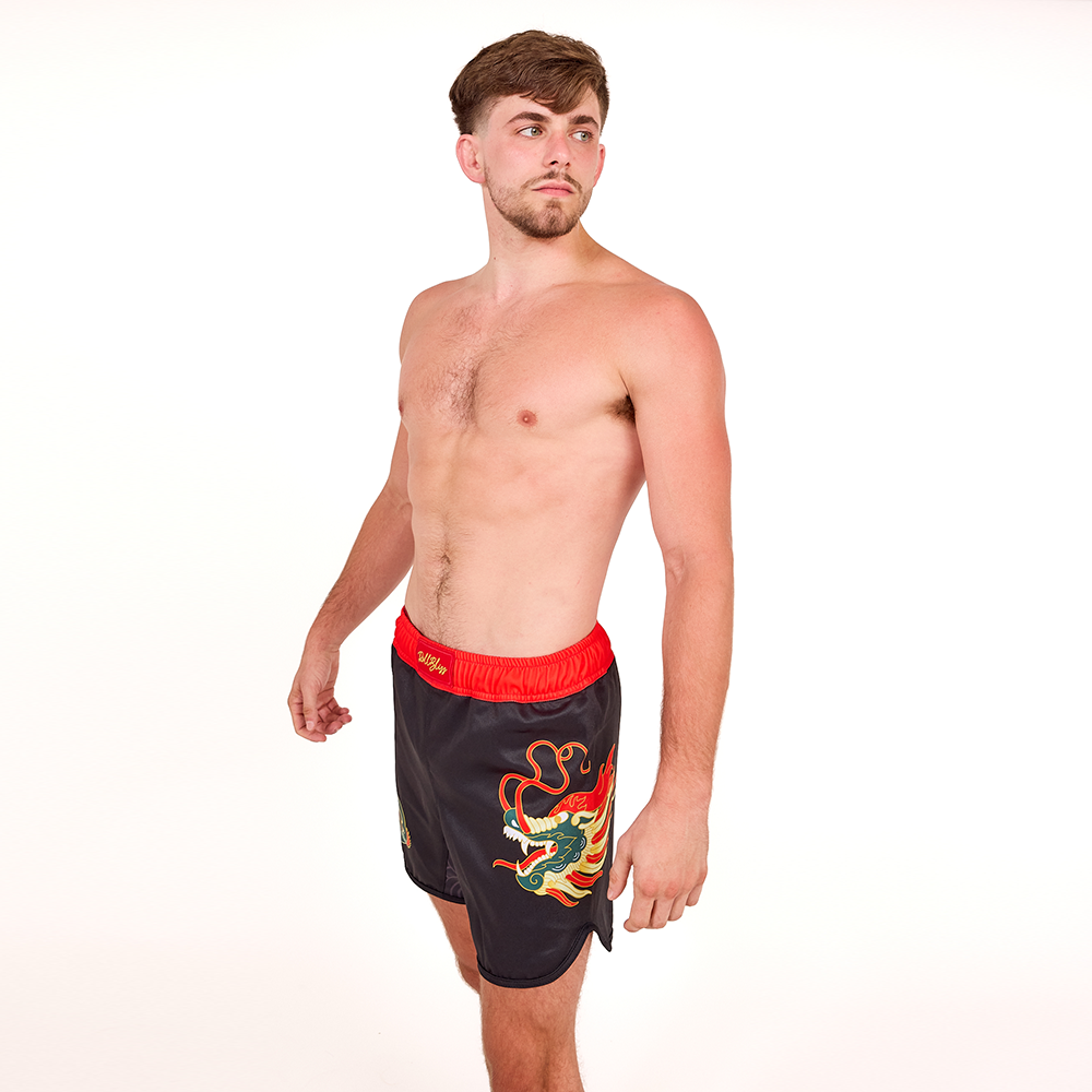 Black Year Of The Dragon Grappling Shorts