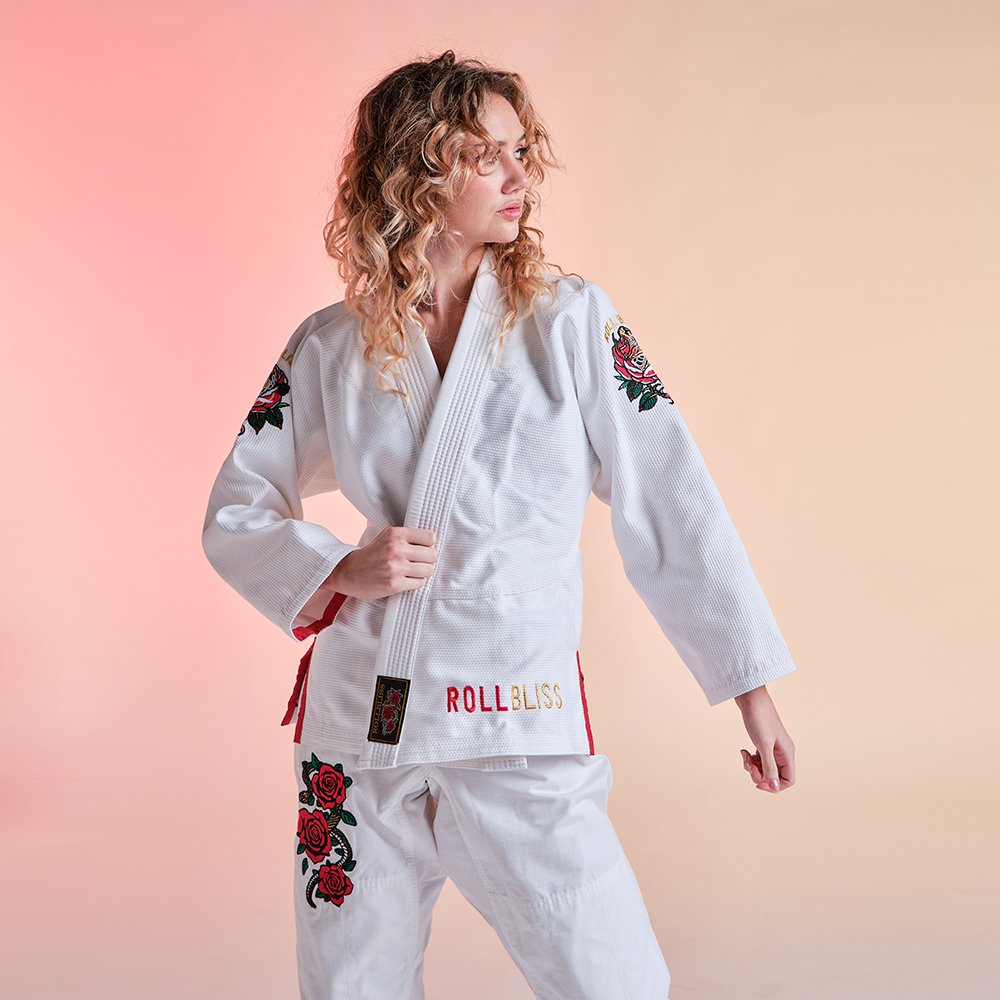 White Forbidden Garden BJJ Gi