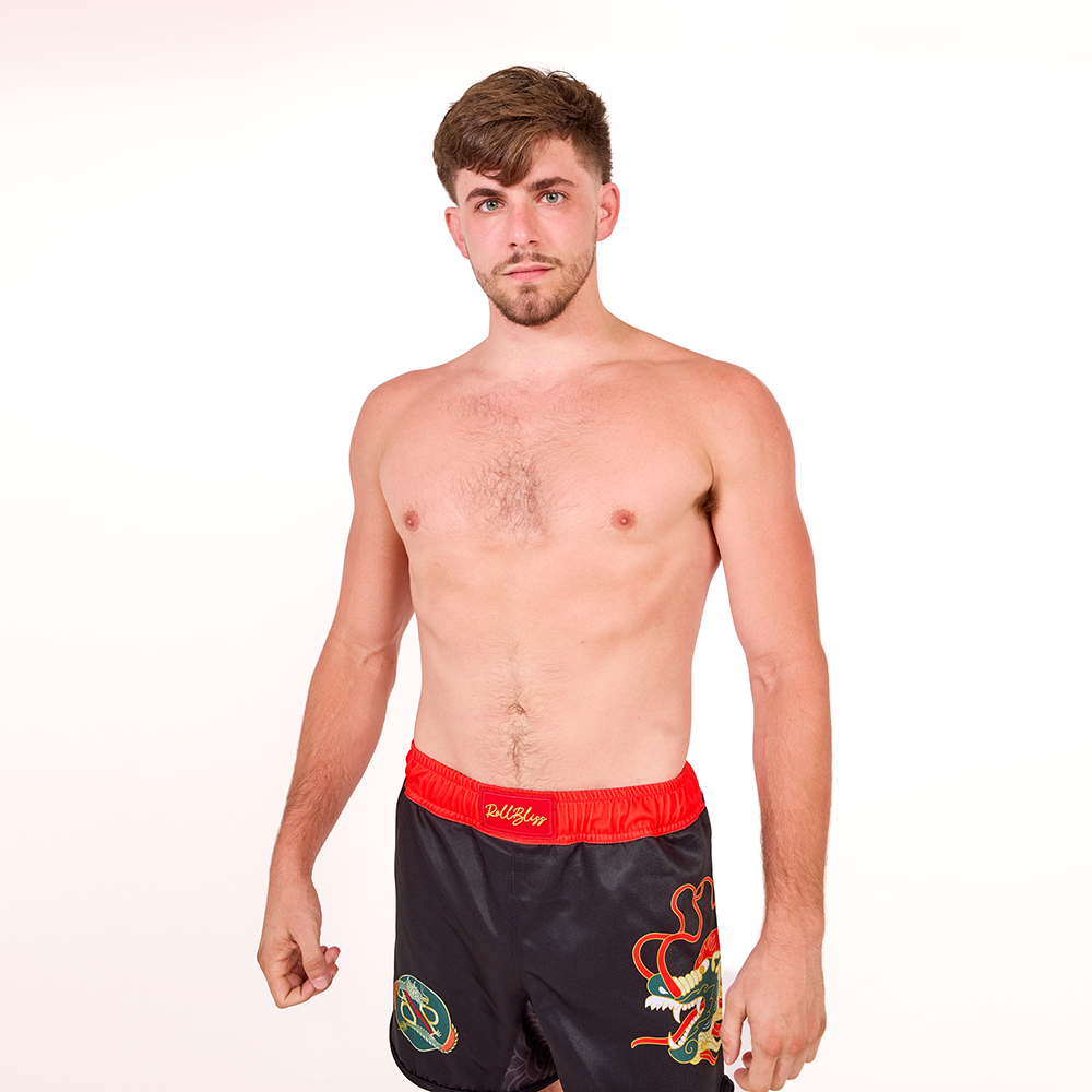 Black Year Of The Dragon Grappling Shorts