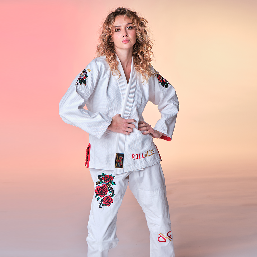 White Forbidden Garden BJJ Gi