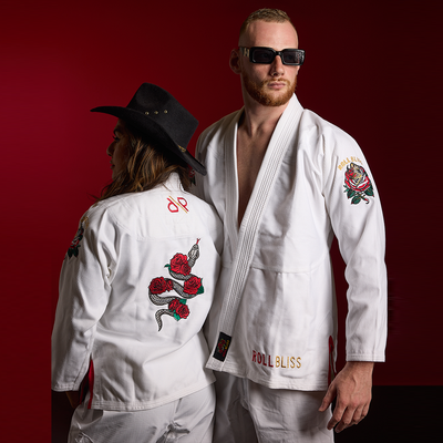 White Forbidden Garden BJJ Gi