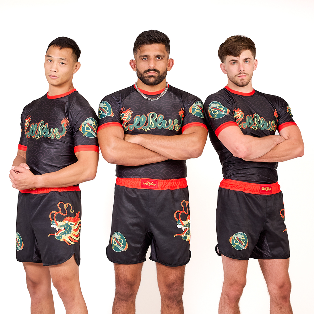 Black Year Of The Dragon Grappling Shorts