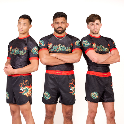 Black Year Of The Dragon Grappling Shorts