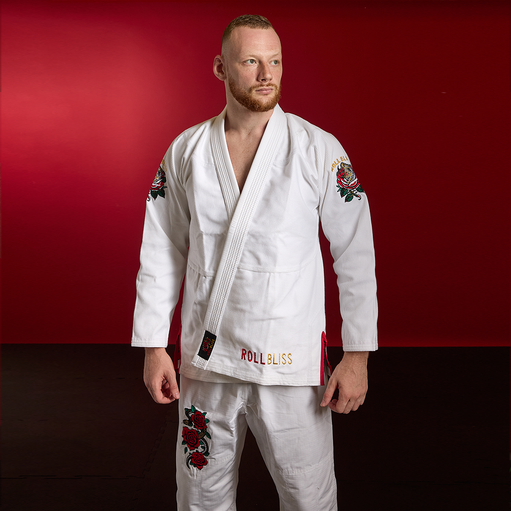 White Forbidden Garden BJJ Gi