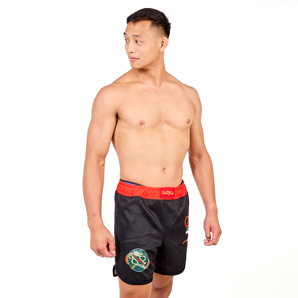 Black Year Of The Dragon Grappling Shorts