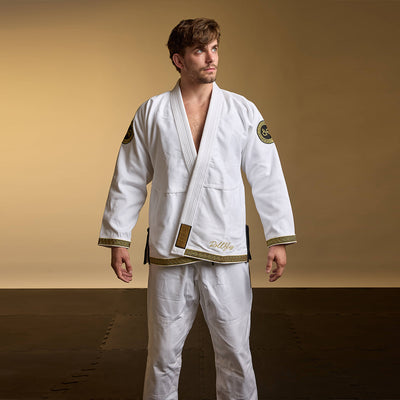 White Elysium BJJ Gi By RollBliss