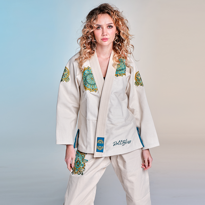 Paisley Off-White BJJ Gi