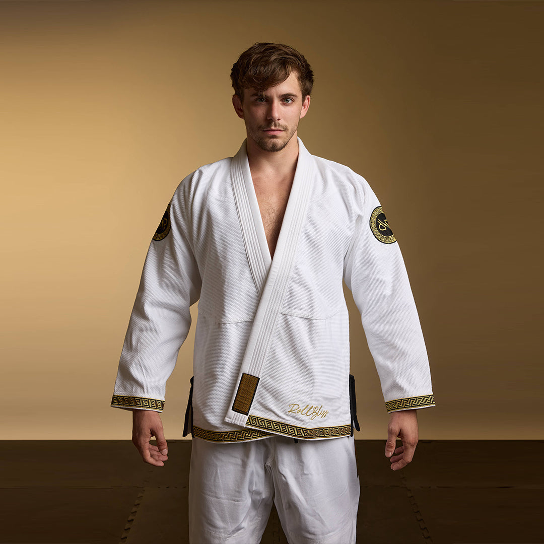 White Elysium BJJ Gi By RollBliss