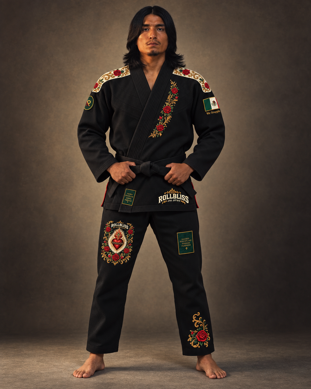 Raíces Guadalupe BJJ Gi Negro