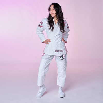 Geisha Inspired BJJ Gi White