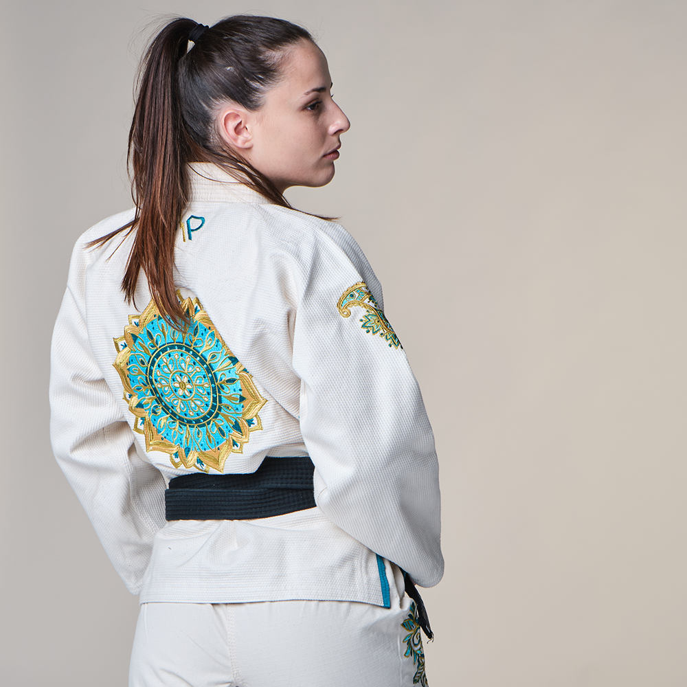 Paisley Off-White BJJ Gi