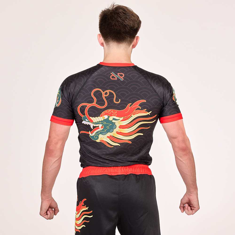 Black Year Of The Dragon Grappling Shorts