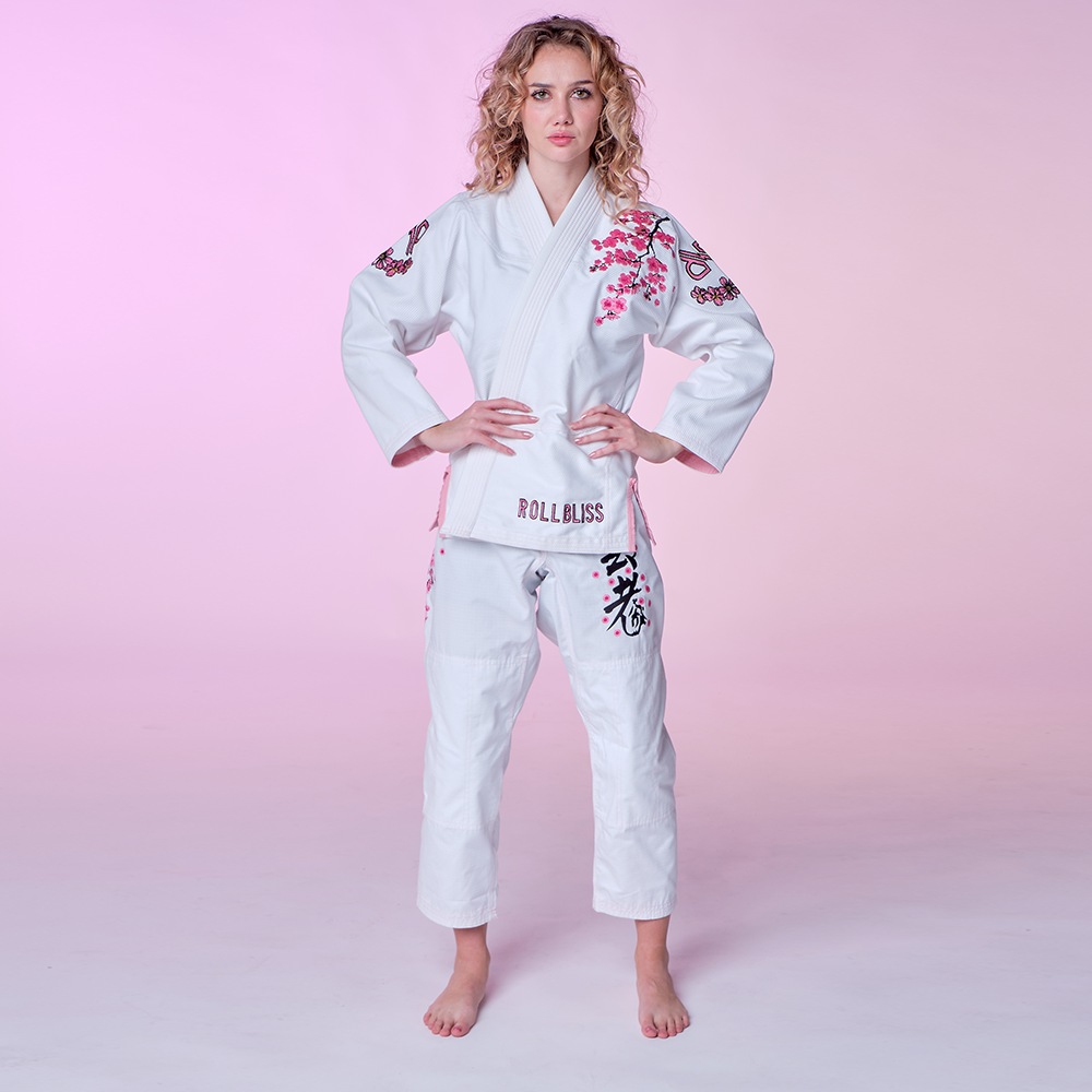 Geisha Inspired BJJ Gi White