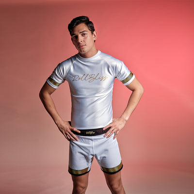 White Elysium Grappling Shorts