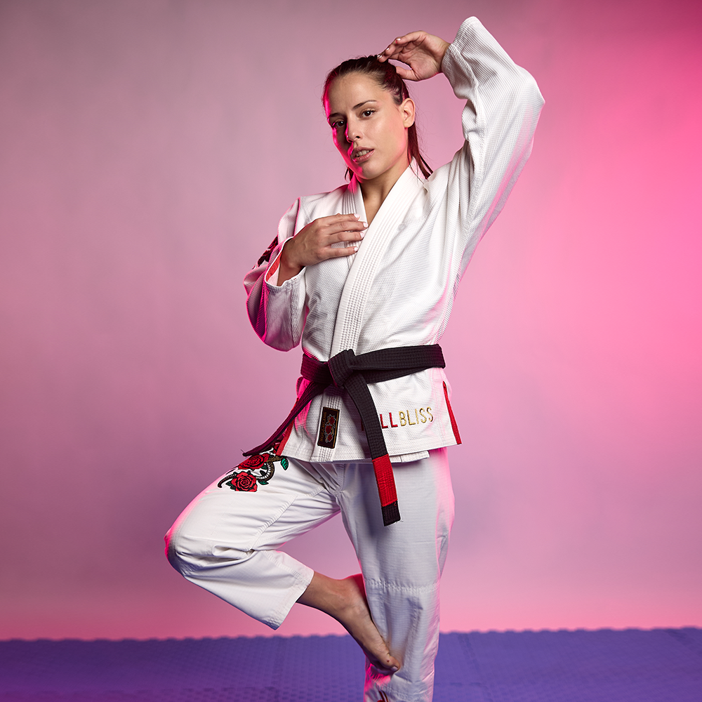 White Forbidden Garden BJJ Gi