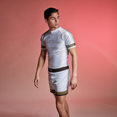 White Elysium Grappling Shorts