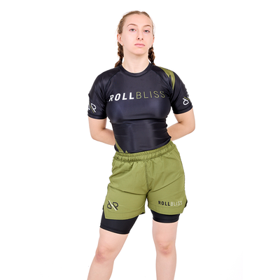 Black with OD Green Signature Collection Rash Guard