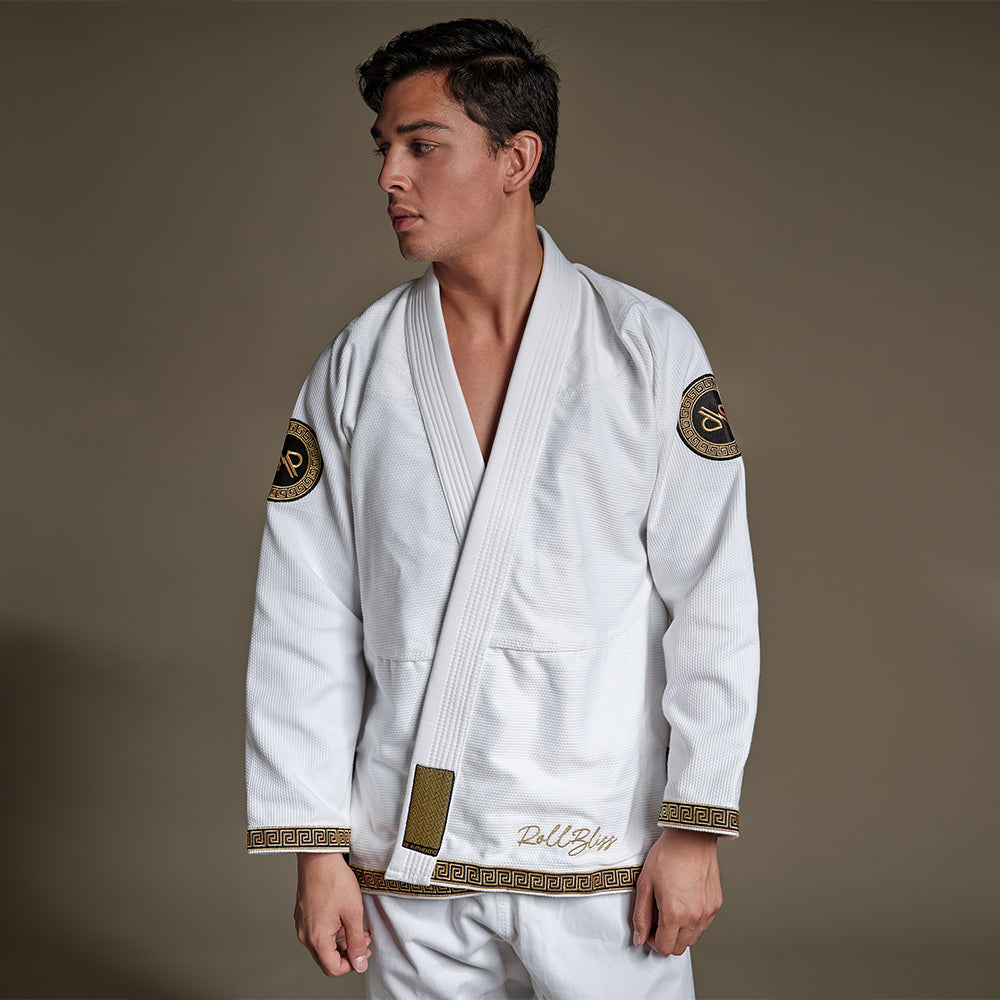 White Elysium BJJ Gi By RollBliss