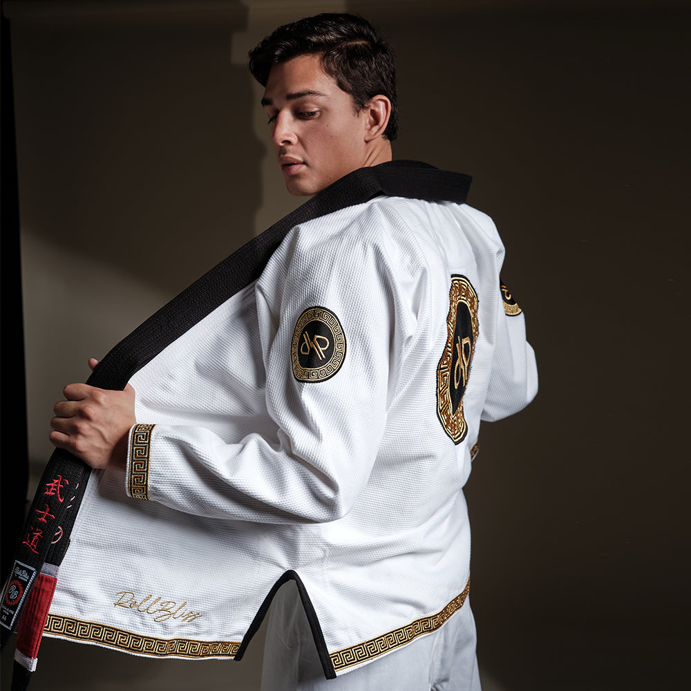 White Elysium BJJ Gi By RollBliss