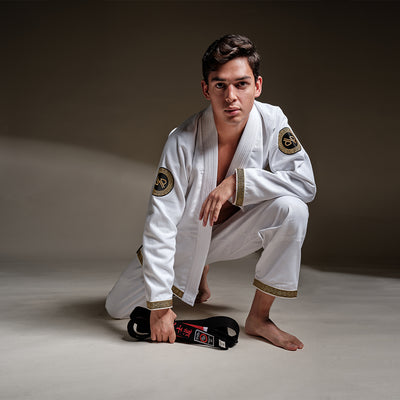 White Elysium BJJ Gi By RollBliss