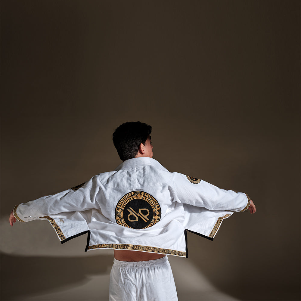 White Elysium BJJ Gi By RollBliss