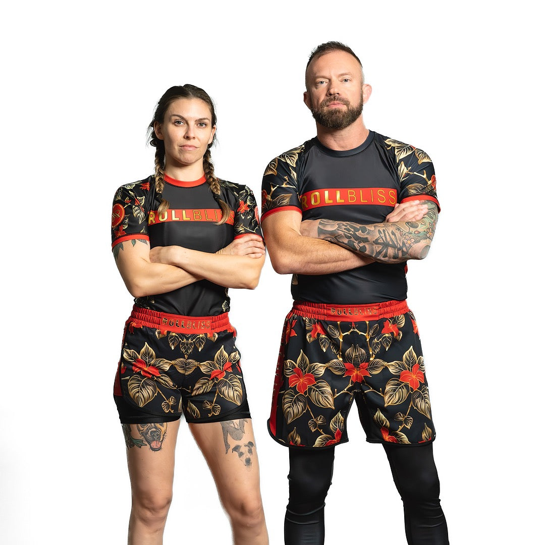 Eli Knight Red Poison Ivy Grappling Shorts