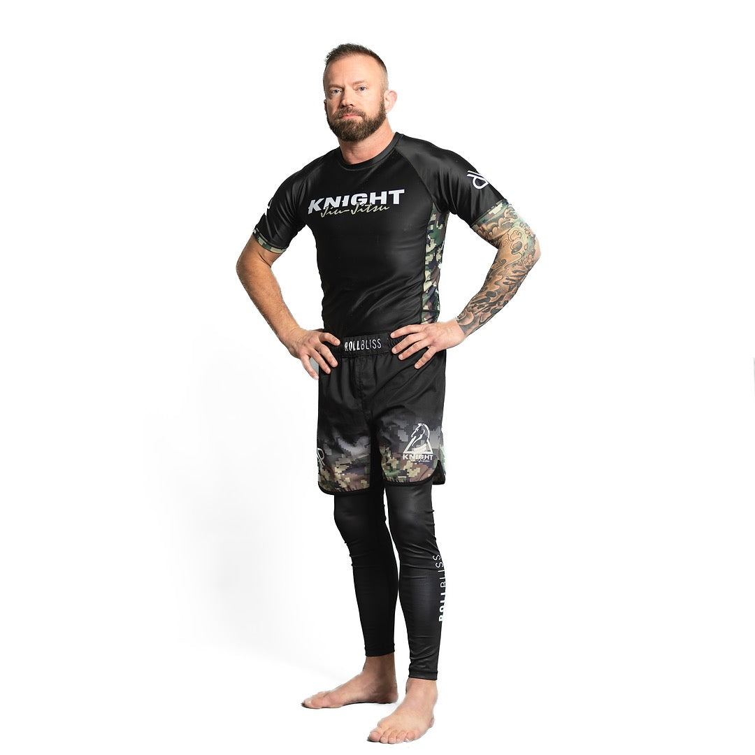 Eli Knight Military Camo BJJ Rash Guard