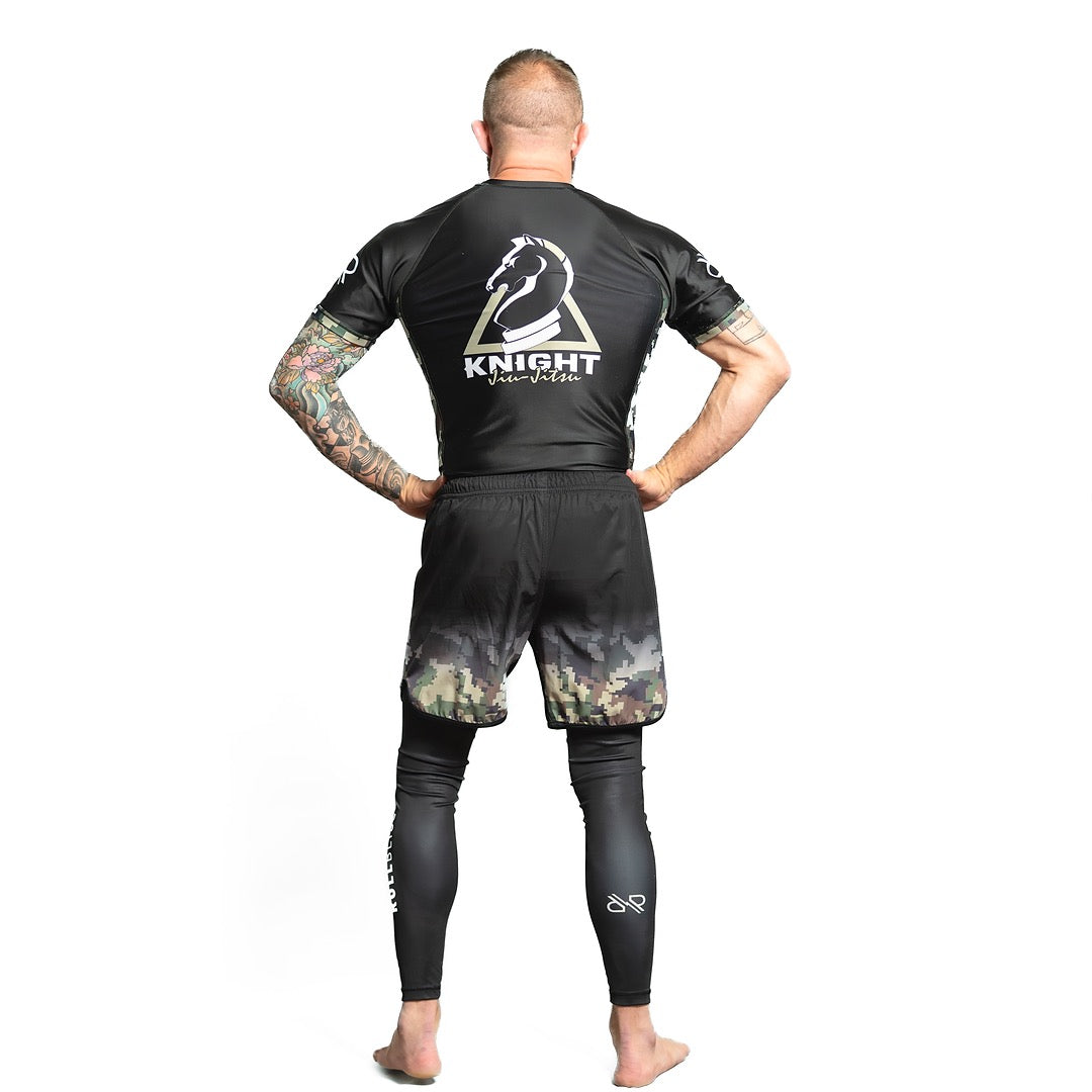 Eli Knight Military Camo BJJ Rash Guard