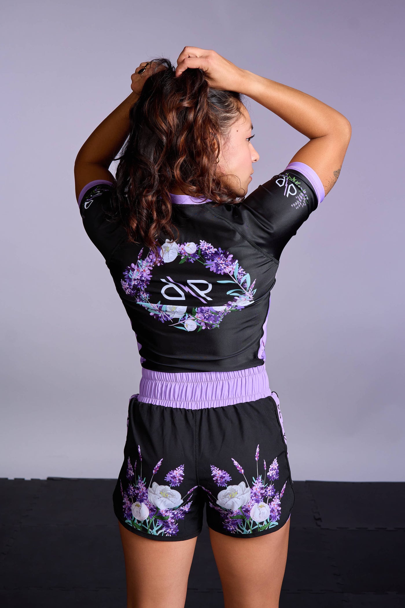 Lavender Haze BJJ Rashguard – Women's No-Gi Top | RollBliss