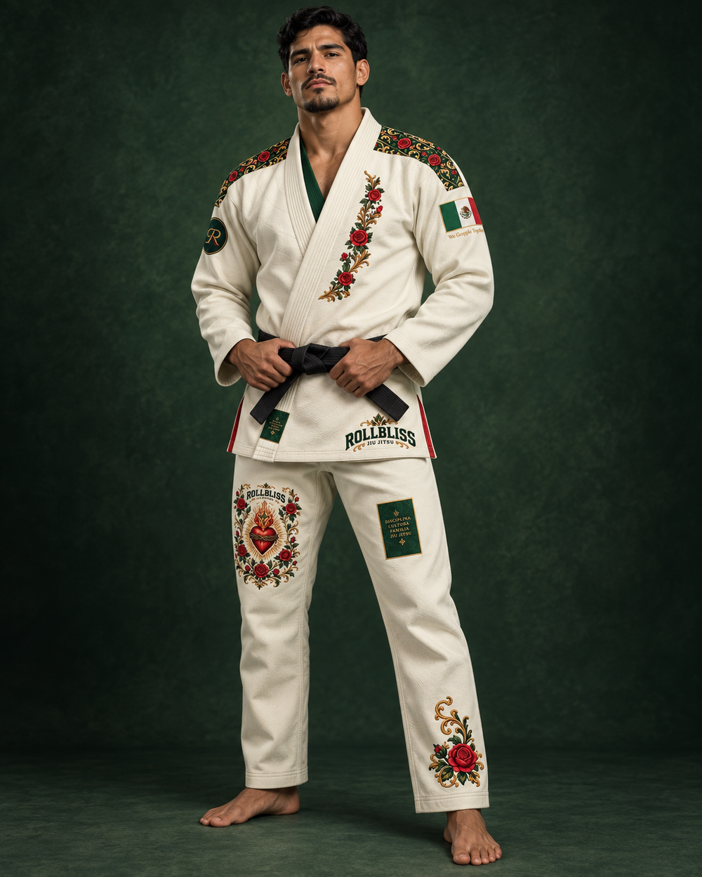 Nuestra Raíz Guadalupe BJJ Gi Marfil