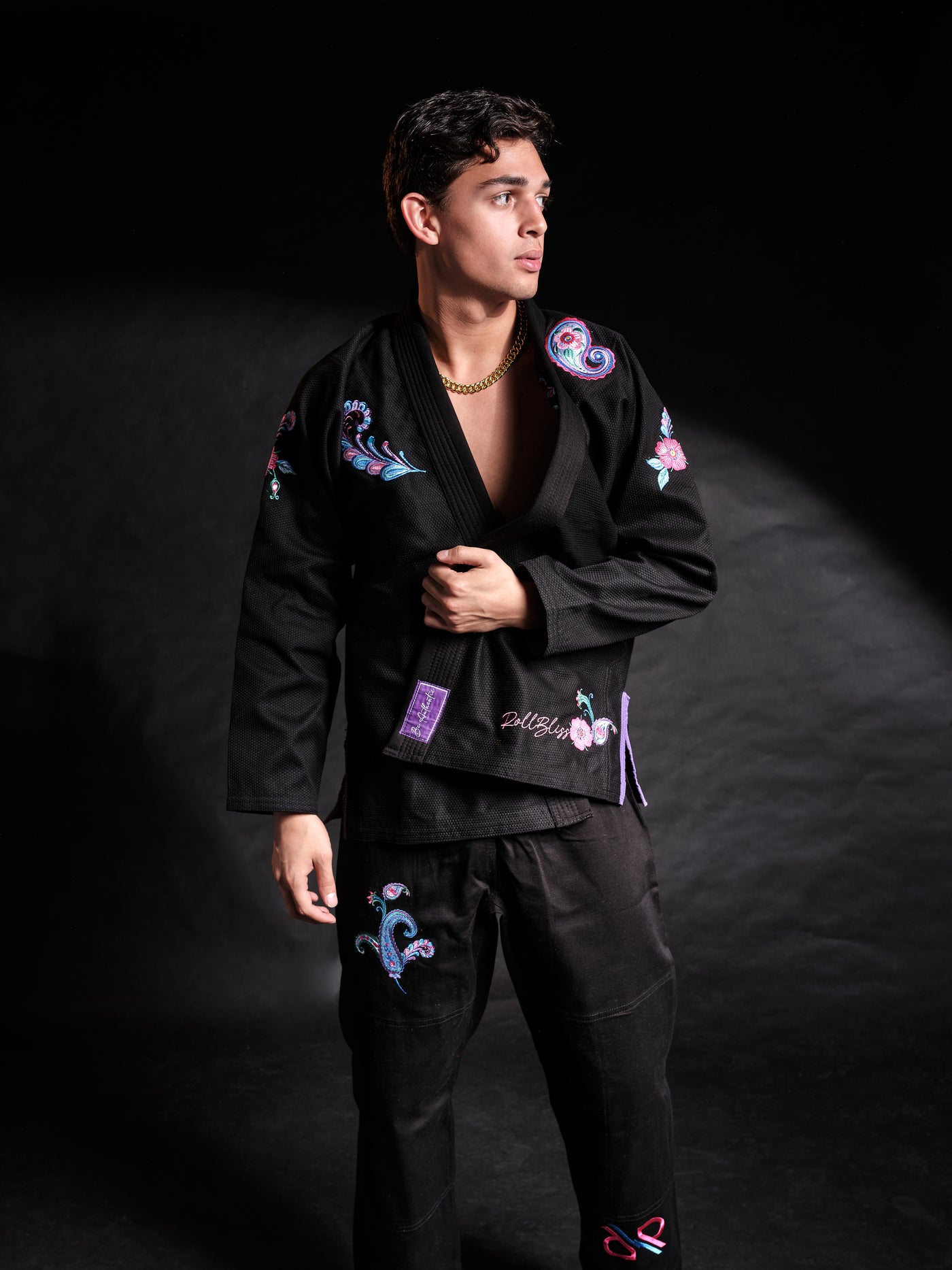 Black Paisley BJJ Gi