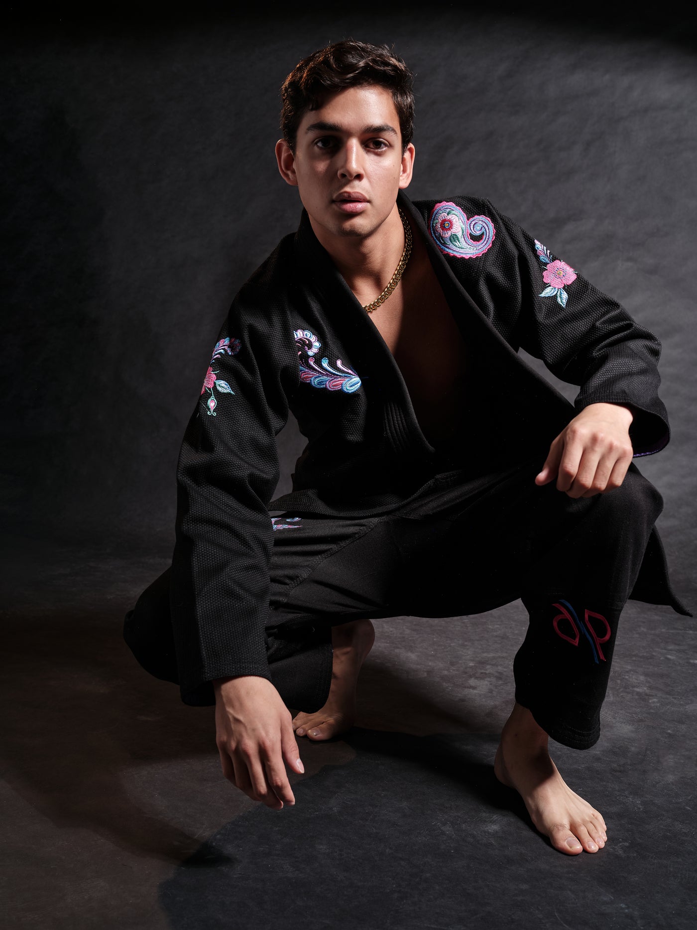 Black Paisley BJJ Gi