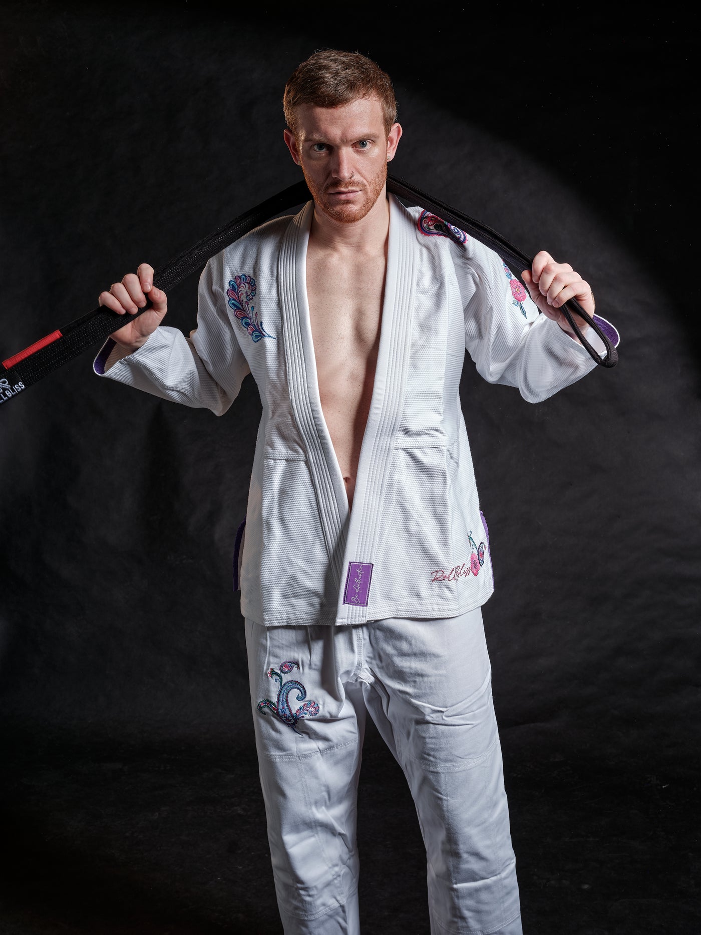 White Paisley BJJ Gi