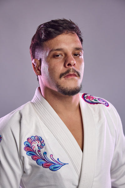 White Paisley BJJ Gi