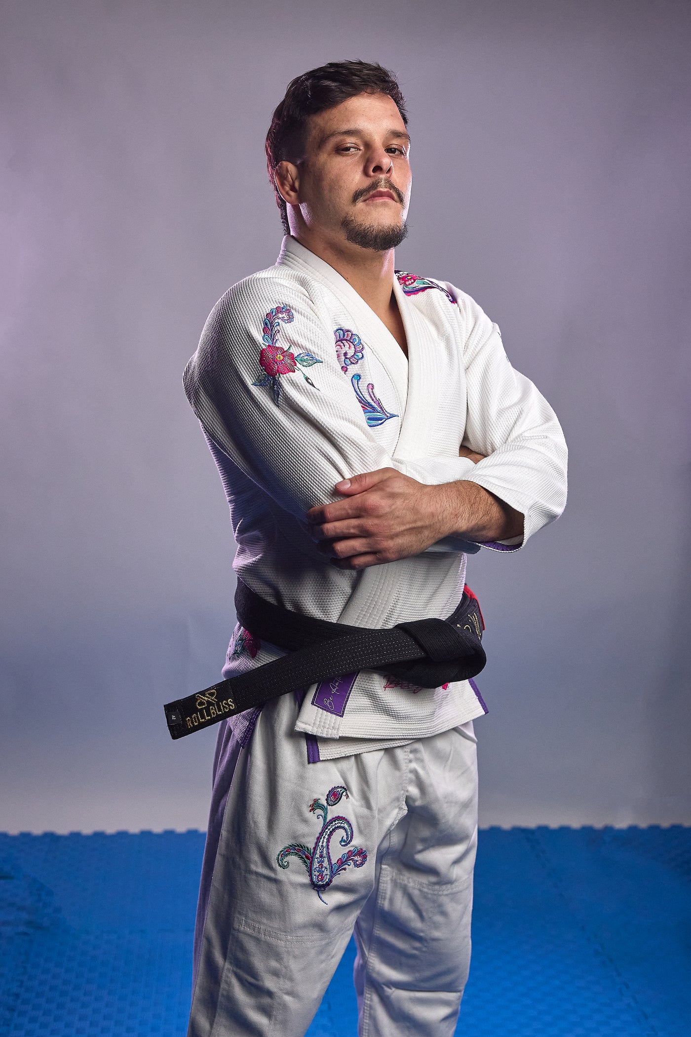 White Paisley BJJ Gi