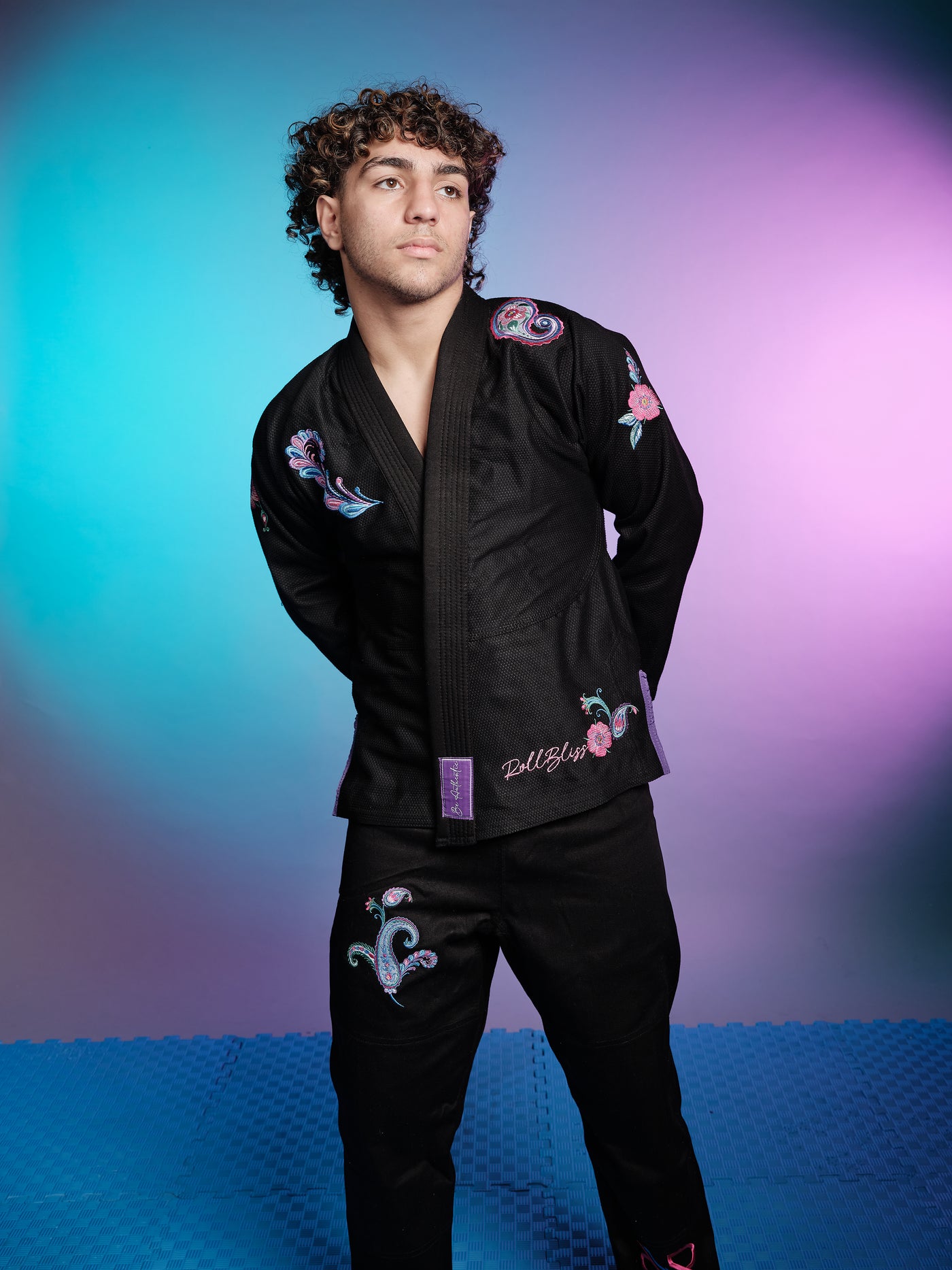 Black Paisley BJJ Gi