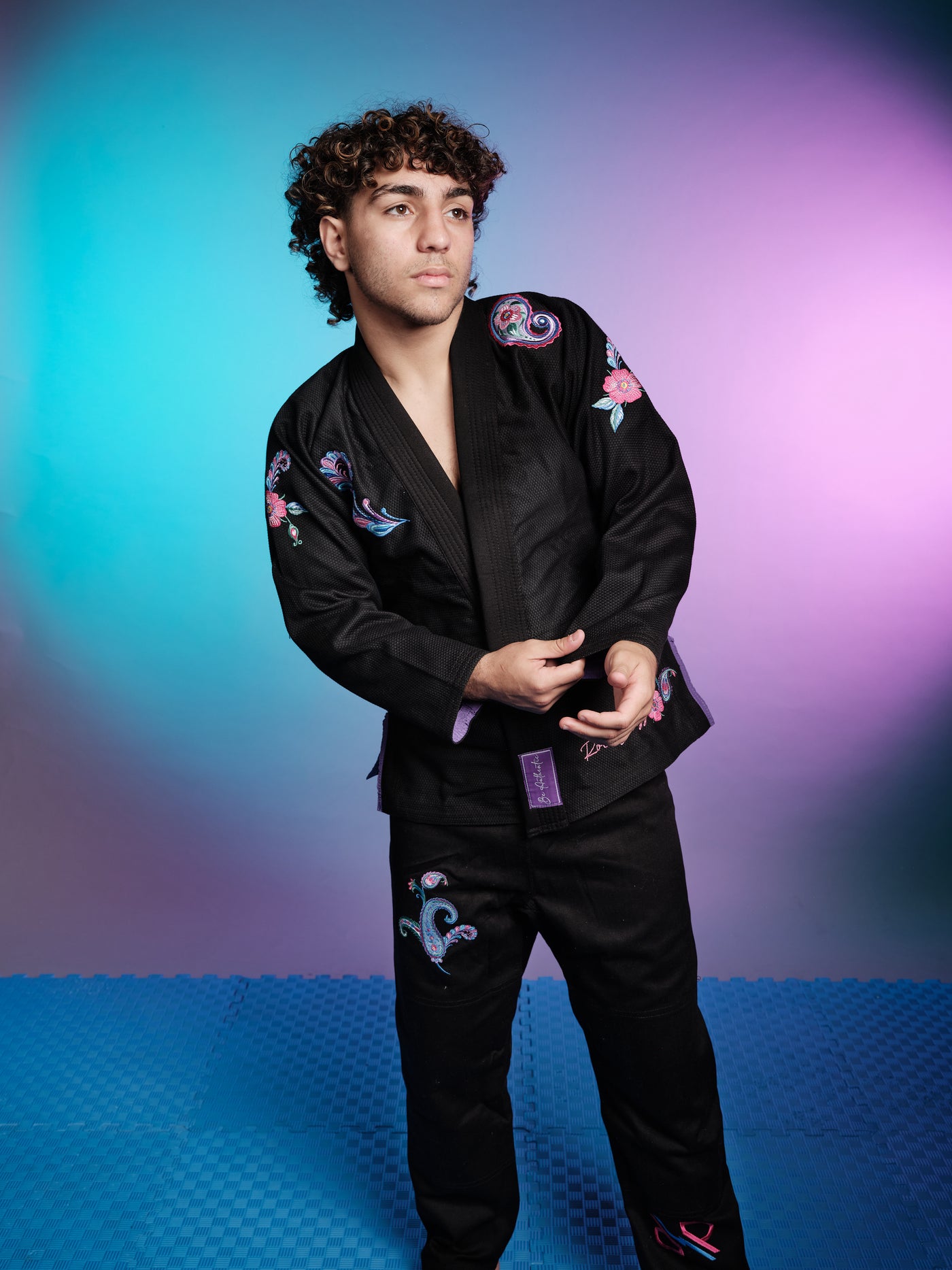 Black Paisley BJJ Gi