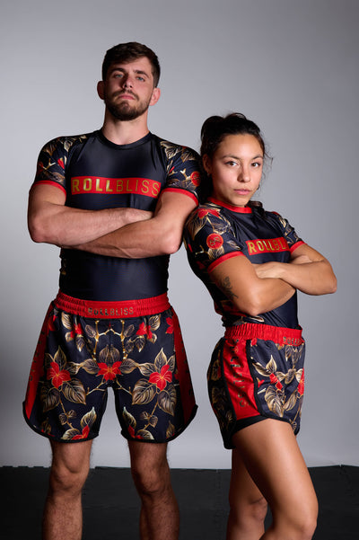 Red Poison Ivy Grappling Shorts