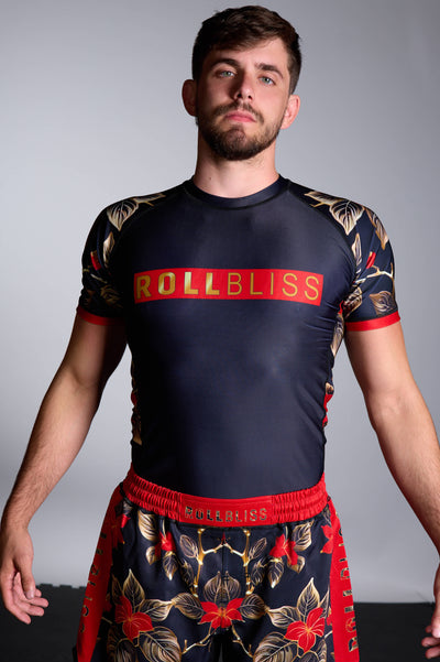 Red Poison Ivy Grappling Shorts