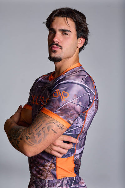 Woodland Camo BJJ Rash Guard
