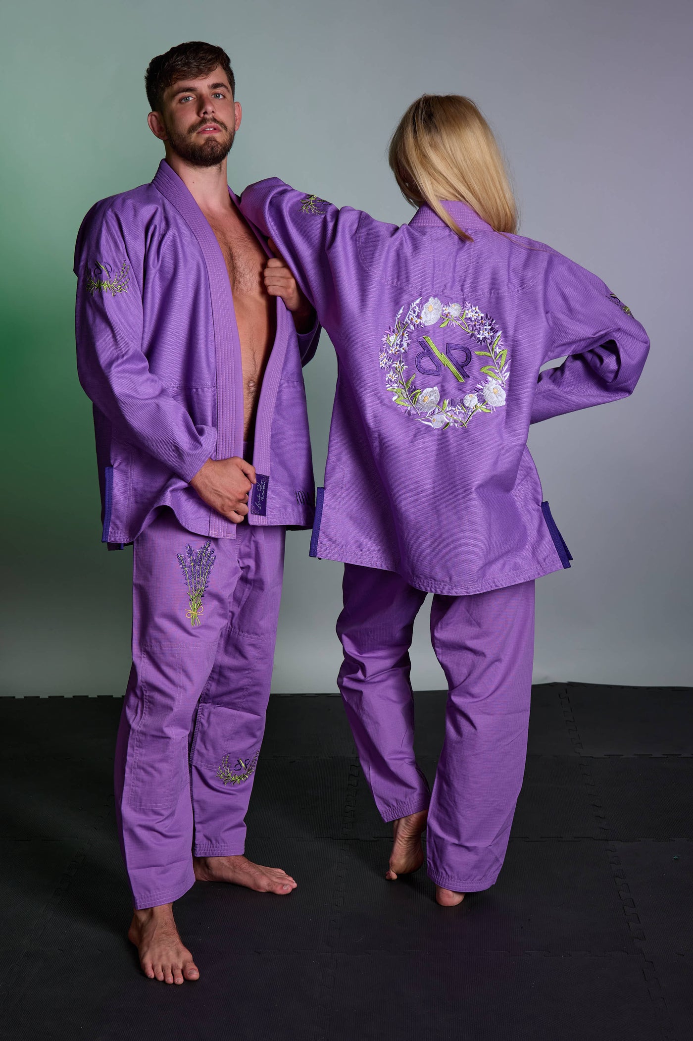 Lavender Haze Floral BJJ Gi