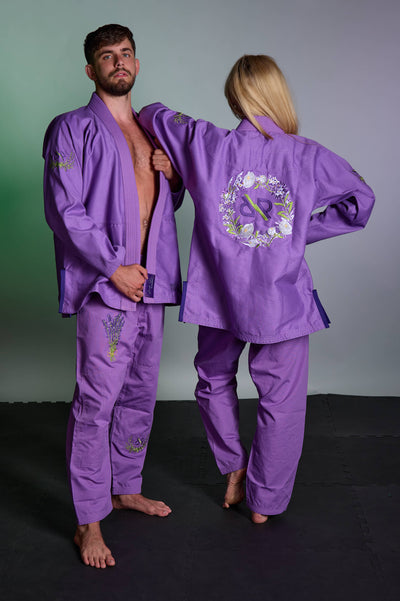 Lavender Haze Floral BJJ Gi