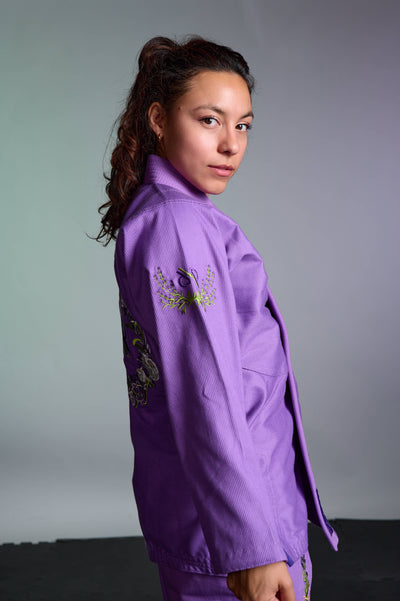 Lavender Haze Floral BJJ Gi