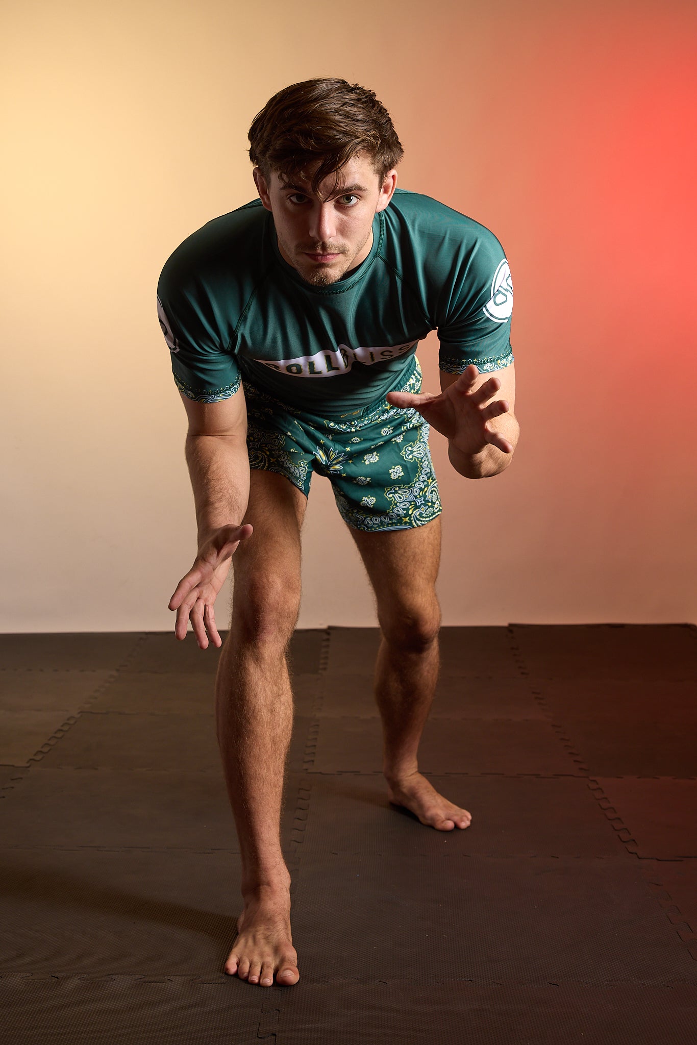 Green Bandana Grappling Shorts